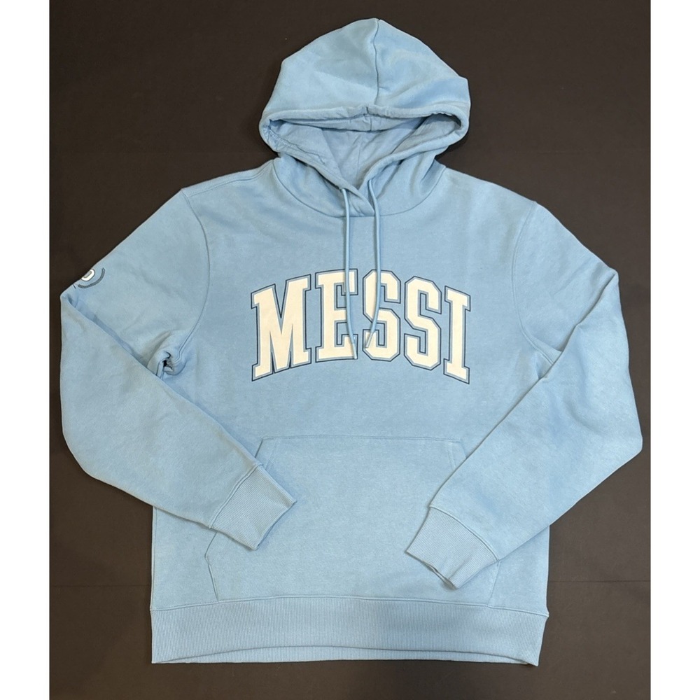 Messi Collection Air Blue Lionel Messi Hoodie Sweatshirt Men's Size Medium